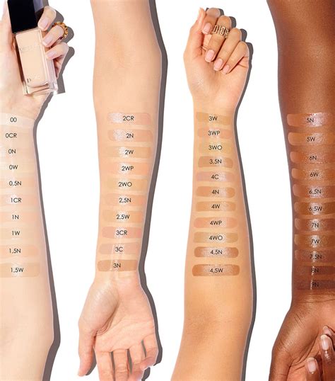 dior star foundation shade guide|dior skin glow foundation shades.